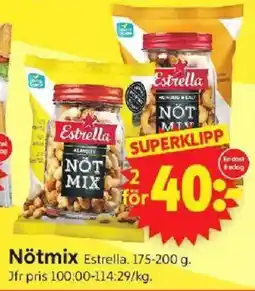 ICA Supermarket ESTRELLA Nötmix erbjuda