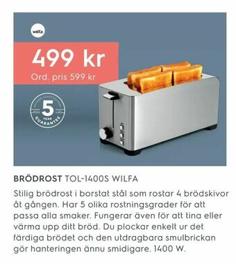 Electrolux Home Brödrost erbjuda