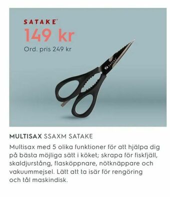 Electrolux Home Multisax SSAXM SATAKE erbjuda