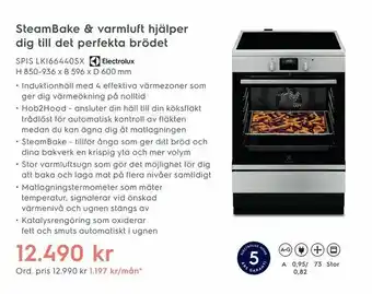 Electrolux Home SPIS LKI66440SX H 850-936 x B 596 x D 600 mm erbjuda