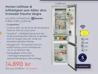 Electrolux Home Kyl/frys lnt9md34x2 erbjuda