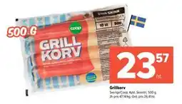 Coop Extra Grillkorv erbjuda