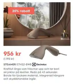 Electrolux Home STEAMER erbjuda