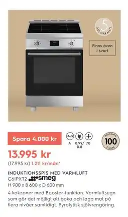 Electrolux Home INDUKTIONSSPIS MED VARMLUFT erbjuda