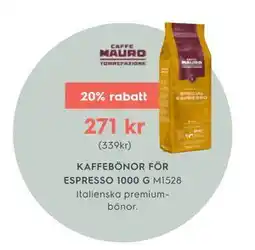Electrolux Home KAFFEBÖNOR FÖR ESPRESSO 1000 G erbjuda