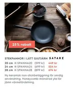 Electrolux Home STEKPANNOR I LÄTT GJUTJÄRN erbjuda