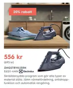 Electrolux Home ÅNGSTRYKJÄRN erbjuda