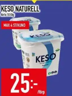 Matdax Keso naturell arla erbjuda