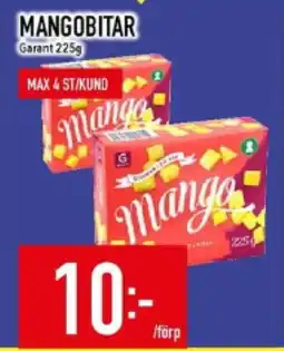 Matdax Mangobitar garant erbjuda