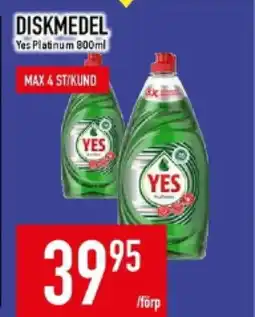 Matdax DISKMEDEL Yes Platinum erbjuda