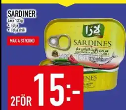 Matdax Sardiner erbjuda