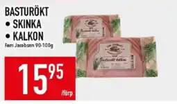 Matdax Basturökt • skinka • kalkon erbjuda