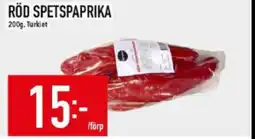 Matdax Röd spetspaprika erbjuda