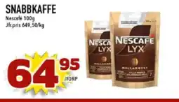 Matdax Nescafe Snabbkaffe erbjuda