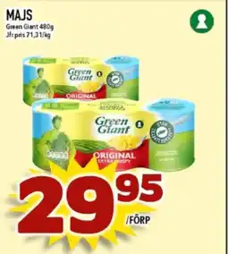 Matdax Green Giant Majs erbjuda