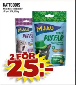 Matdax Mjau Kattgodis erbjuda