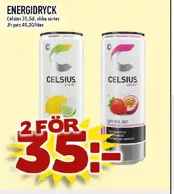 Matdax Celsius Energidryck erbjuda