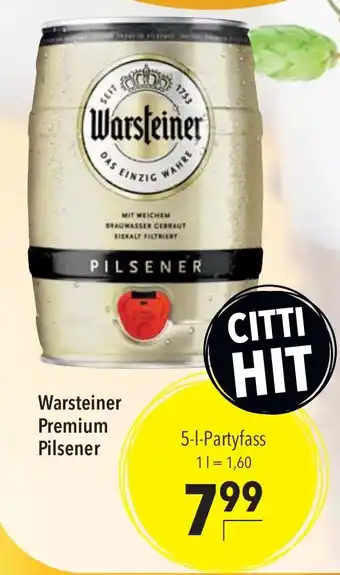 Citti Warsteiner Premium Pilsener erbjuda