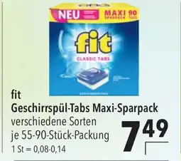 Citti Fit Geschirrspül-Tabs Maxi-Sparpack erbjuda