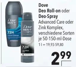 Citti Dove Deo Roll-on oder Deo-Spray erbjuda