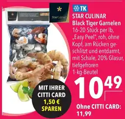 Citti STAR CULINAR Black Tiger Garnelen erbjuda