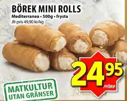 Matvärlden Tensta BÖREK MINI ROLLS erbjuda