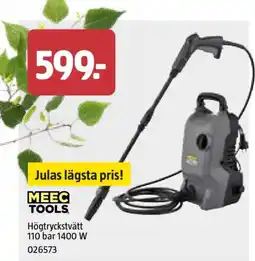 Jula Högtryckstvätt 110 bar 1400 W erbjuda