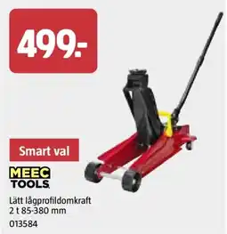 Jula Lätt lågprofildomkraft 2t 85-380 mm erbjuda