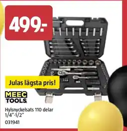 Jula Hylsnyckelsats 110 delar 1/4"-1/2" erbjuda