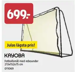 Jula Fotbollsmål med rebounder erbjuda