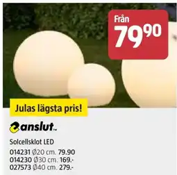 Jula Solcellsklot LED erbjuda