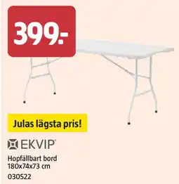 Jula Hopfällbart bord erbjuda