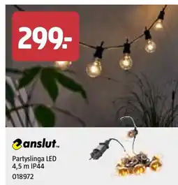 Jula Partyslinga LED 4,5 m IP44 erbjuda