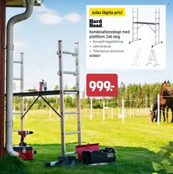 Jula Kombinationsstege med plattform 2x6 steg erbjuda