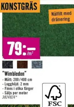 Hornbach "Wimbledon" erbjuda