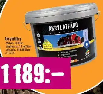 Hornbach Akrylatfärg erbjuda