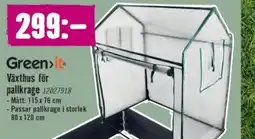 Hornbach Green>it Växthus för pallkrage erbjuda