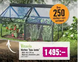 Hornbach Växthus "Gaia Jumbo" erbjuda