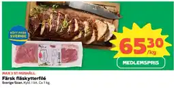 Coop Scan Färsk fläskytterfilé erbjuda