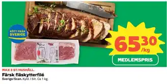 Scan Färsk fläskytterfilé