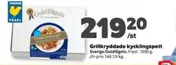 Stora Coop Grillkryddade kycklingspett erbjuda