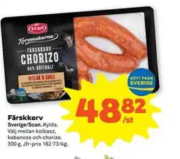 Stora Coop Färskkorv erbjuda