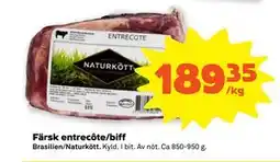 Stora Coop Färsk entrecôte/biff erbjuda
