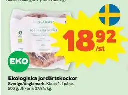 Stora Coop Ekologiska jordärtskockor erbjuda