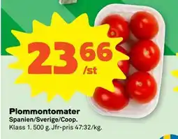 Stora Coop Plommontomater erbjuda