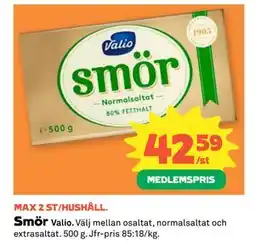 Coop Smör, Medlemspris erbjuda