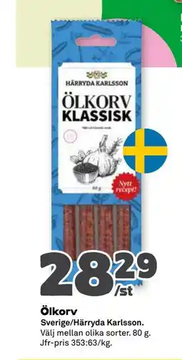 Stora Coop Ölkorv erbjuda