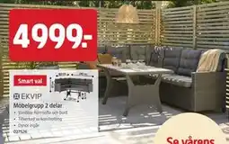 Jula Möbelgrupp 2 delar erbjuda