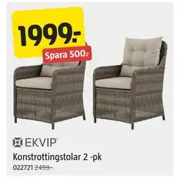 Jula Konstrottingstolar 2 -pk erbjuda