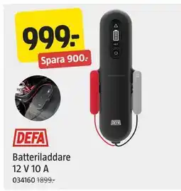 Jula Batteriladdare 12 V 10 A erbjuda